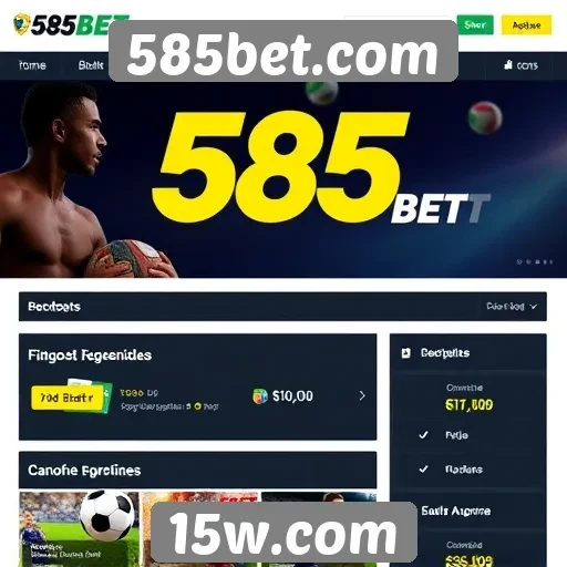 Promoções e bônus disponíveis no 585bet.com